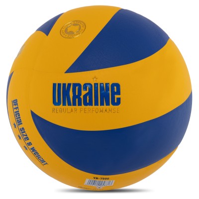 Мяч волейбольный UKRAINE VB-7500 №5 PU клееный Мяч волейбольный UKRAINE VB-7500 №5 PU клееный