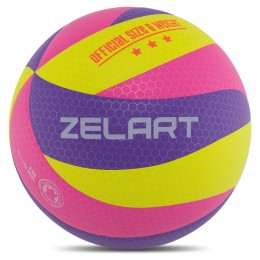 Мяч волейбольный ZELART VB-9000 №5 PU клееный