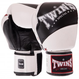 Перчатки боксерские кожаные TWINS BGVL10 VELCRO 10-14oz цвета в ассортименте