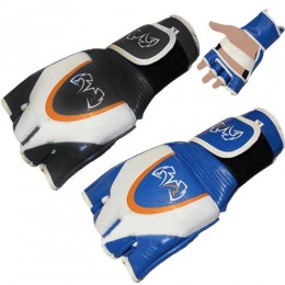 Перчатки для смешанных единоборств MMA кожаные RIV MA-3305 (р-р S-XL)