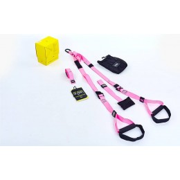 Петли TRX PRO PACK HOME PINK P3 FI-3726-P (функц.пет, сумка, розовый)