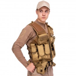 Разгрузочный жилет универсальный на 8 карманов Military Rangers TY-5720 цвета в ассортименте
