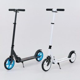 Самокат для взрослых SPORTS XZ-126 (металл, колесо-PU, d-200мм, р-р платформы см, АВЕС-, цвета в ассортименте)
