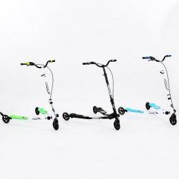 Самокат-трайк TRIKKE SPEEDER 3-х кол. складной WH-30 (кол PU, d 180-мм, h-см, АВЕС-7)