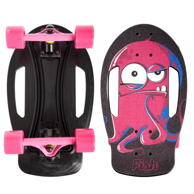 Скейтборд FISH Nemo Sport Trade SK-420-3 черный-красный