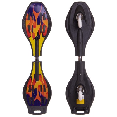 Скейтборд двухколесный RipStik роллерсерф Sport Trade SK-004S синий-оранжевый