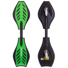 Скейтборд RipStik роллерсерф Sport Trade SK-3556 черный-оранжевый