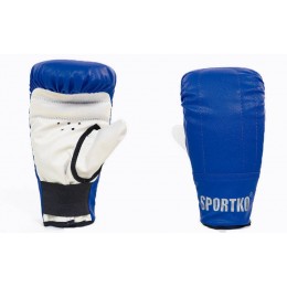 Снарядные перчатки Кожвинил SPORTKO UR PD-3-B(L) (р-р L, синий)