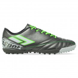 Сороконожки футбольные DIFFERENT SPORT SG-301312-4 размер 40-45 темно-серый-салатовый
