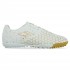 Сороконожки футбольные DIFFERENT SPORT SG-600638-1 размер 35-39 белый-золотой