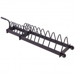Стойка горизонтальная для блинов (дисков) Zelart TA-0918 размер-130х32х28см