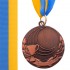 Заготовка медали спортивной с лентой PLUCK d-5см C-4844 (металл, 25g, 1-золото, 2-серебро, 3-бронза)