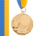 Заготовка медали спортивной с лентой PLUCK d-5см C-4844 (металл, 25g, 1-золото, 2-серебро, 3-бронза)