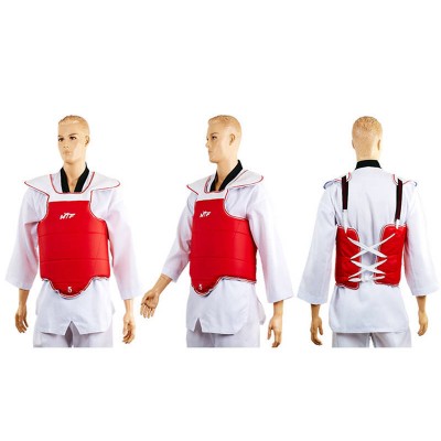 Защита корпуса и ключицы (жилет) двухсторонняя PVC WTF BO-0030 (наполнитель-пенополиуретан, (р-р 0-5)