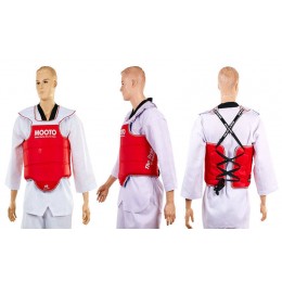 Защита корпуса и ключицы (жилет) двусторонняя MTO BO-5095 (PVC, р-р 0-5, крепление на ремнях)