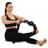 Лента для растяжки STRETCHING STRAP EZOUS I-01 (8 петель, черная)