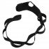 Лента для растяжки STRETCHING STRAP EZOUS I-01 (8 петель, черная)
