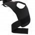 Лента для растяжки STRETCHING STRAP EZOUS I-01 (8 петель, черная)