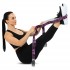 Лента стропа с петлями для растяжки STRETCHING STRAP EZOUS I-02 10 петель серый-фиолетовый