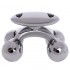 Массажер роликовый для лица и тела 4D лифтинг ручной 4 шарика Sport Trade 4D Massager XC-202 серый