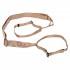 Ремень-стяжка для переноски коврика BLOOM YOGA MAT STRAP LB7084 коричневый