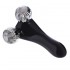 Массажер роликовый для лица и тела 3D лифтинг ручной 2 шарика Sport Trade 3D Massager CX-301 черный-серый