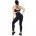 Спортивные женские леггинсы V&X CK137 M-XL черные для активных тренировок