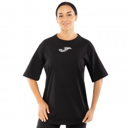 Женская спортивная футболка Joma DAPHNE II 901894-100 S-2XL черный – комфорт для активной жизни