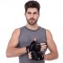 Спортивные кожаные перчатки Zelart SB-161552 для тренировок S-XXL черный