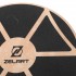Балансировочный диск деревянный Zelart WOOD BALANCE BOARD FI-9665 39x7,5см черный
