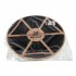 Балансировочный диск деревянный Zelart WOOD BALANCE BOARD FI-9665 39x7,5см черный