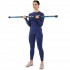 Бодибар Body Bar разборной 3-х секционный Zelart FI-9994-4, 4кг черный-голубой