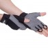 Перчатки для фитнеса и тренировок Zelart SB-161589 S-XXL черный-серый