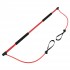 Палка гимнастическая с эспандерами Gym Stick Sport Trade F-931 1,3м черный-красный
