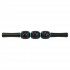 Массажер-палка роликовый антицеллюлитный 3 массажера Magnetic Massage Stick LiveUp LP8264 черный