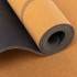 Коврик для йоги Пробковый каучуковый двухслойный Yoga mat Record FI-7156-10 183x61x0.4см коричневый