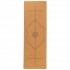 Коврик для йоги Пробковый каучуковый двухслойный Yoga mat Record FI-7156-10 183x61x0.4см коричневый