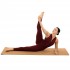 Коврик для йоги Пробковый каучуковый двухслойный Yoga mat Record FI-7156-10 183x61x0.4см коричневый