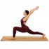 Коврик для йоги Пробковый каучуковый двухслойный Yoga mat Record FI-7156-10 183x61x0.4см коричневый