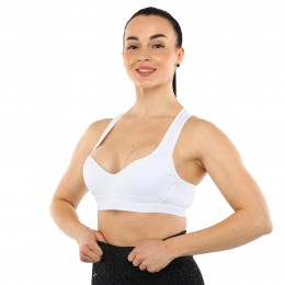 Спортивный топ Joma BRA 900266-200 XS-L белый - идеальный выбор для фитнеса и йоги