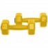 Гантели для фитнеса пластиковые Champion TA-9820-1_5 (2 шт по 1,5 кг)