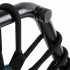 Фитнес батут для джампинга шестиугольный с ручкой LiveUp LP8251 ø135см черный-синий