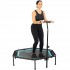 Фитнес батут для джампинга шестиугольный с ручкой LiveUp LP8251 ø135см черный-синий