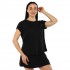 Женская спортивная футболка Joma CORTA CORE 901575-100 S-L черный - идеальный выбор для активных дней Женская спортивная футболка Joma CORTA CORE 901575-100 S-L черный - идеальный выбор для активных дней