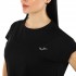 Женская спортивная футболка Joma CORTA CORE 901575-100 S-L черный - идеальный выбор для активных дней Женская спортивная футболка Joma CORTA CORE 901575-100 S-L черный - идеальный выбор для активных дней