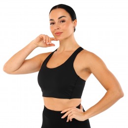 Топ женский Joma INDOOR GYM 902014-100 XS-L черный - идеальный выбор для фитнеса и йоги