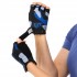 Перчатки для фитнеса HARD TOUCH FG-002 XS-L черный-синий – комфорт и безопасность на тренировках