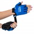 Перчатки для фитнеса HARD TOUCH FG-004 S-XL черный-синий – защита и комфорт для ваших тренировок