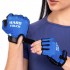 Перчатки для фитнеса HARD TOUCH FG-004 S-XL черный-синий – защита и комфорт для ваших тренировок