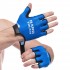 Перчатки для фитнеса HARD TOUCH FG-004 S-XL черный-синий – защита и комфорт для ваших тренировок